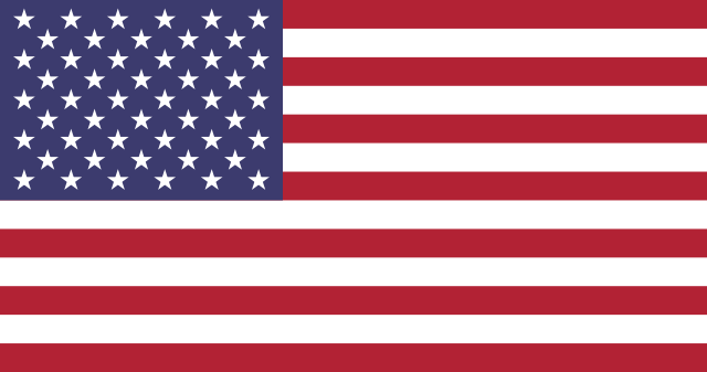 The American flag of he United States of America